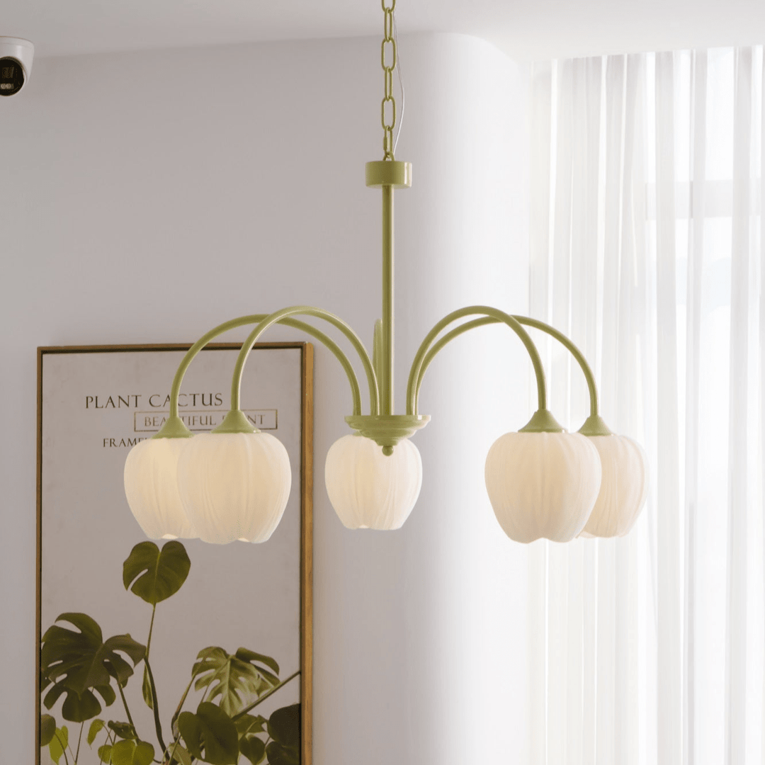 Tulip Matcha Chandelier - Vakkerlight