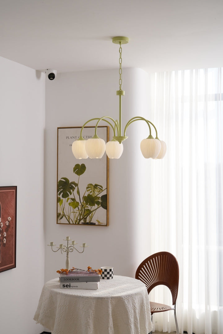 Tulip Matcha Chandelier - Vakkerlight