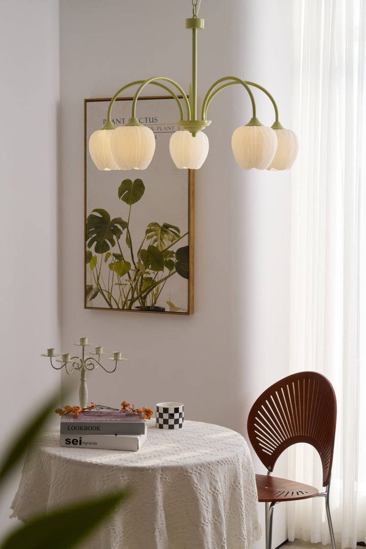 Tulip Matcha Chandelier - Vakkerlight