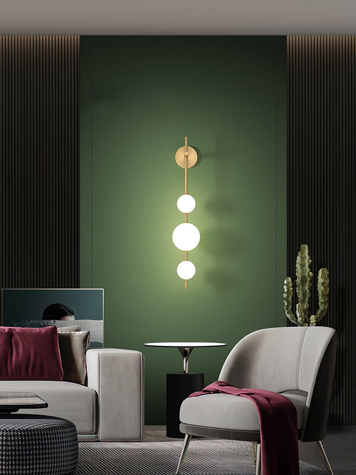 Vertical Globe Plug - in Wall Lamp - Vakkerlight