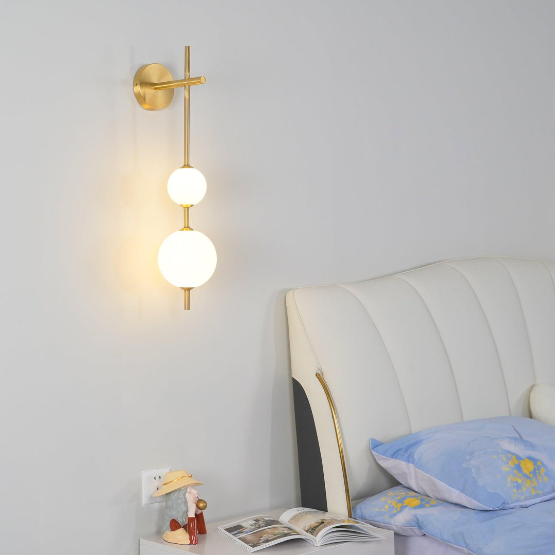 Vertical Globe Plug - in Wall Lamp - Vakkerlight