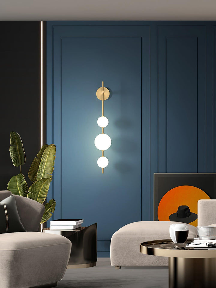 Vertical Globe Plug - in Wall Lamp - Vakkerlight