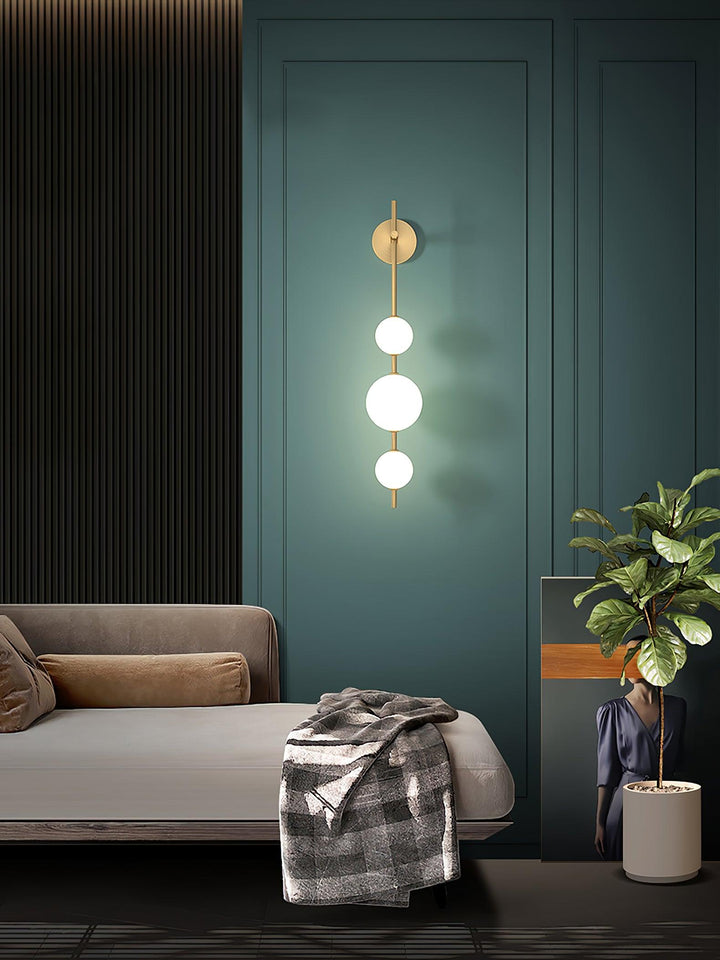 Vertical Globe Plug - in Wall Lamp - Vakkerlight