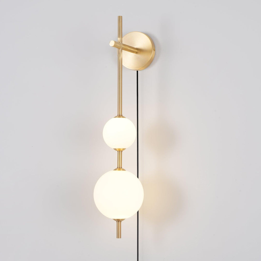 Vertical Globe Plug - in Wall Lamp - Vakkerlight