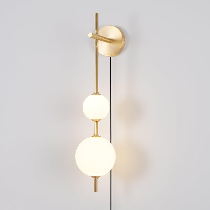 Vertical Globe Plug - in Wall Lamp - Vakkerlight