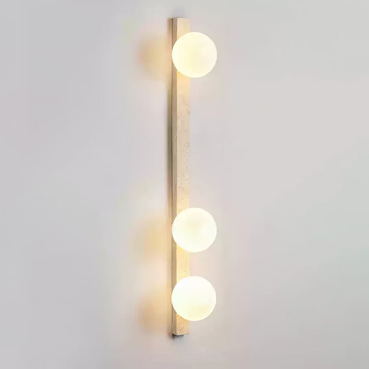 Vertical Travertine Wall Sconce - Vakkerlight