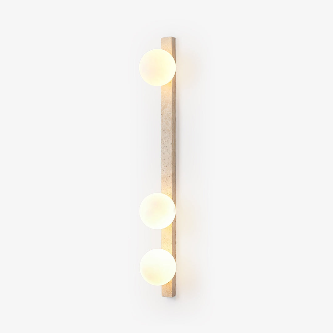 Vertical Travertine Wall Sconce - Vakkerlight