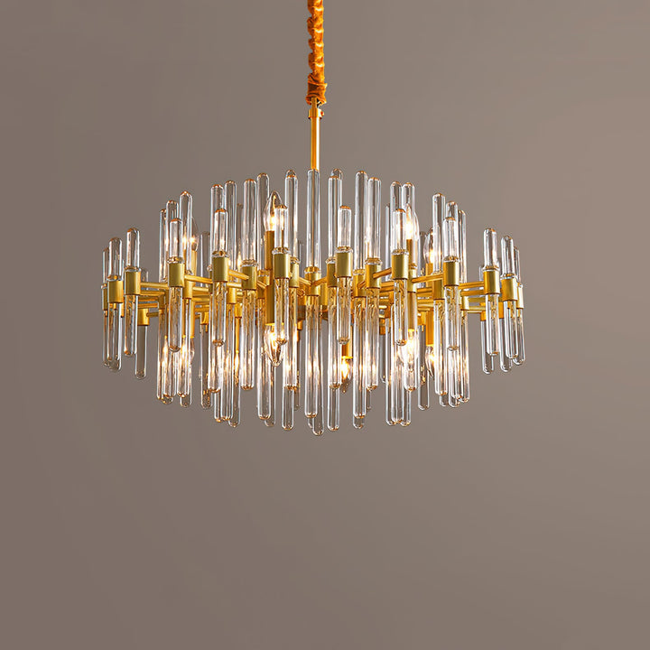 Vintage Antique Brass Chandelier - Vakkerlight