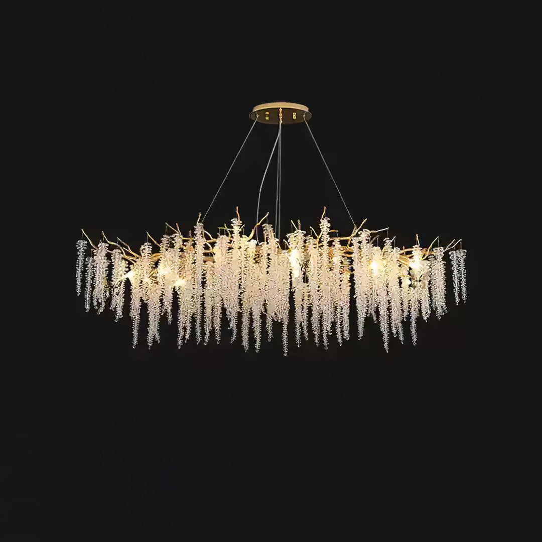Wisteria Flower Crystal Chandelier - Vakkerlight