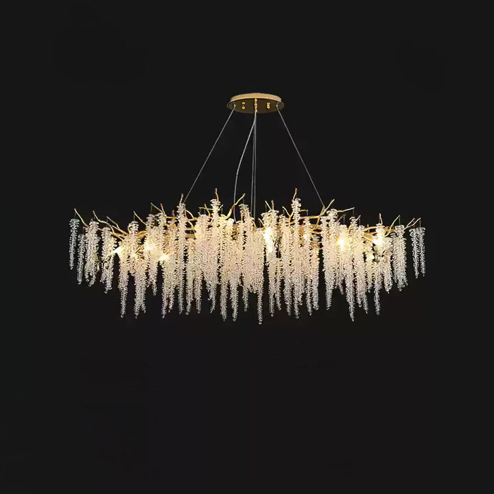 Wisteria Flower Crystal Chandelier - Vakkerlight