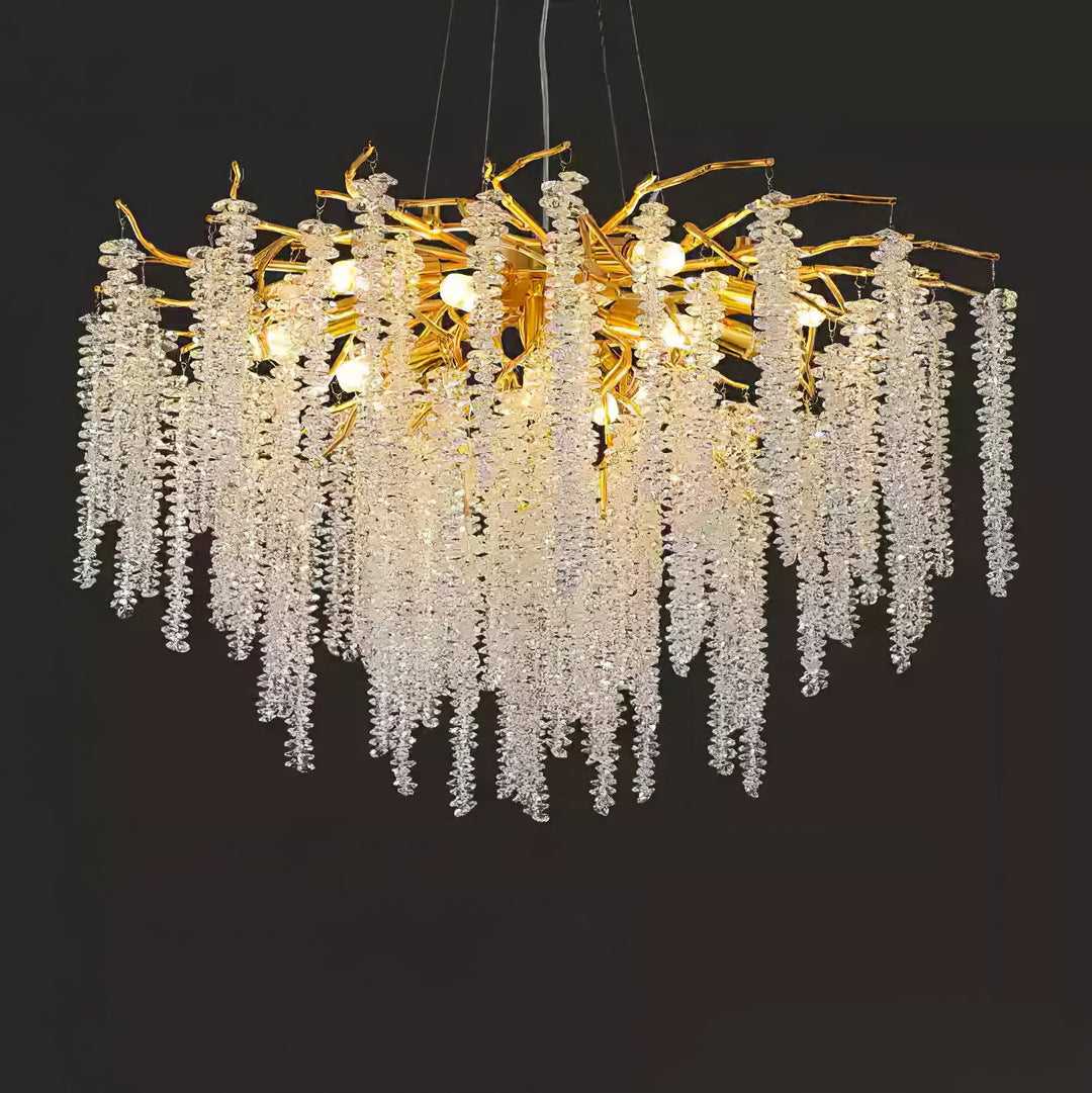Wisteria Flower Crystal Chandelier - Vakkerlight