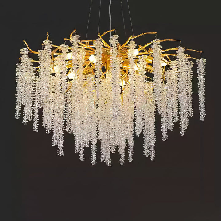 Wisteria Flower Crystal Chandelier - Vakkerlight