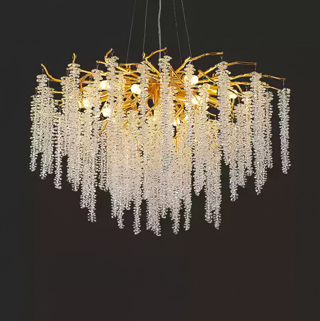 Wisteria Flower Crystal Chandelier - Vakkerlight