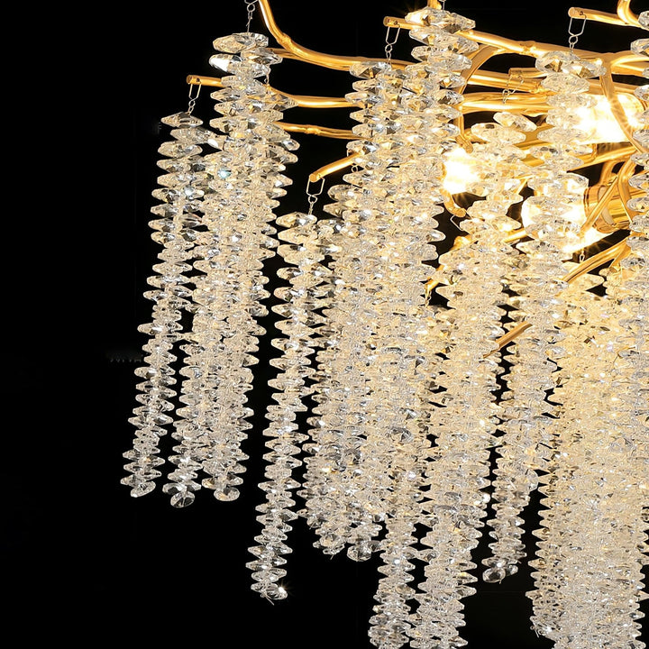 Wisteria Flower Crystal Chandelier - Vakkerlight