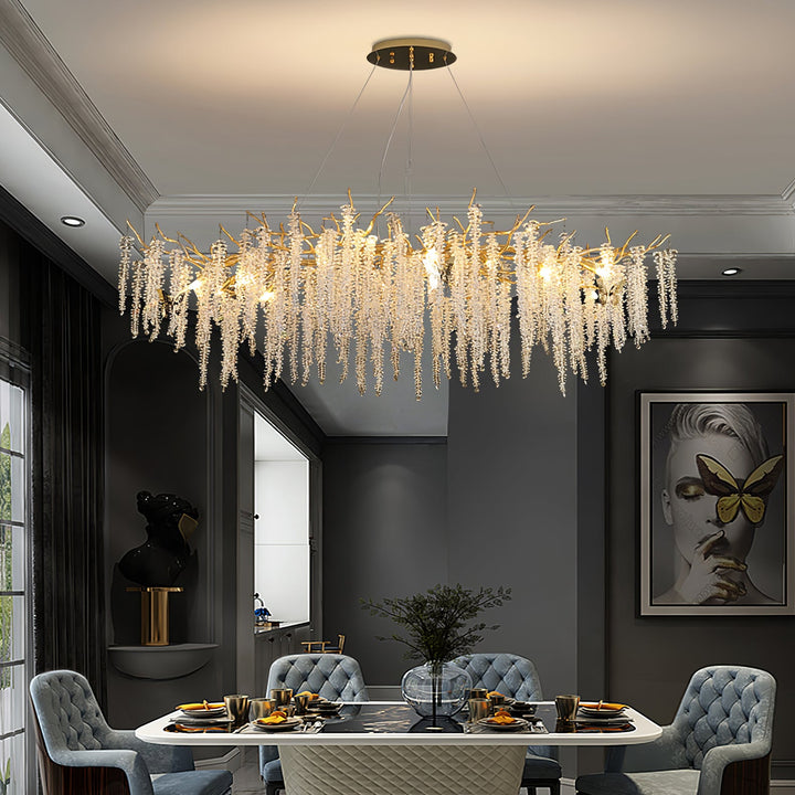 Wisteria Flower Crystal Chandelier - Vakkerlight