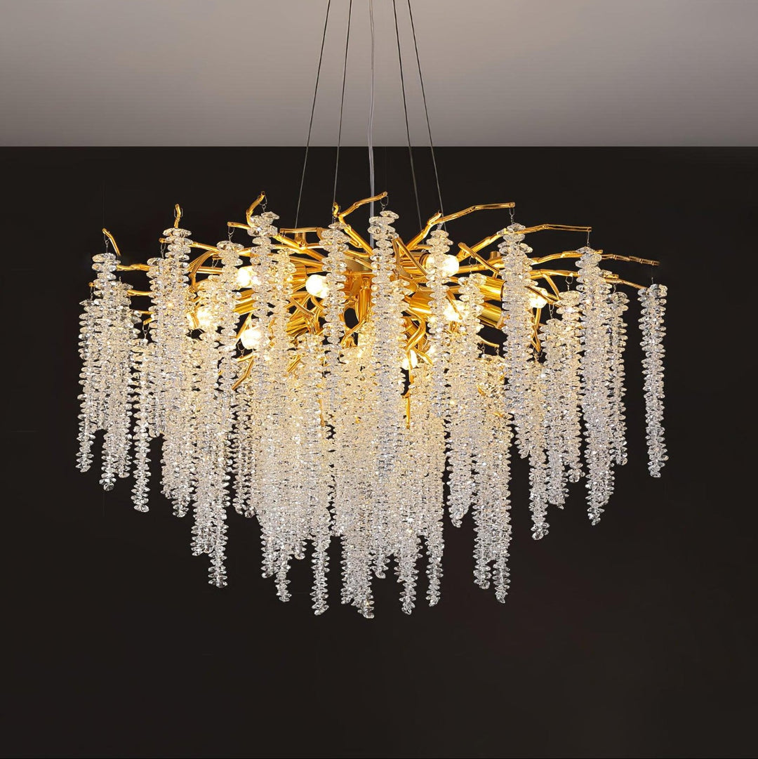 Wisteria Flower Crystal Chandelier - Vakkerlight