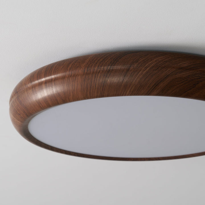 Wood Grain Round Ceiling Lamp - Vakkerlight