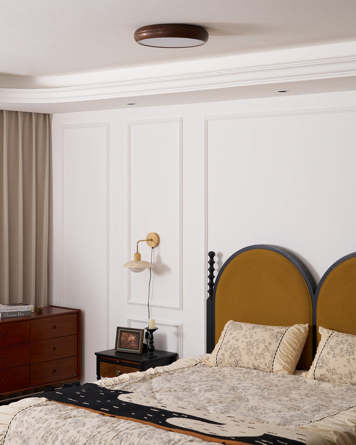 Wood Grain Round Ceiling Lamp - Vakkerlight