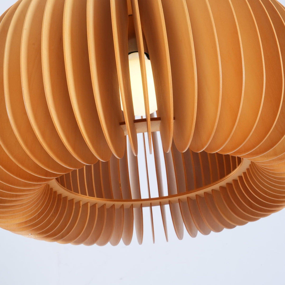 Wooden Pumpkin Swag Lights - Vakkerlight