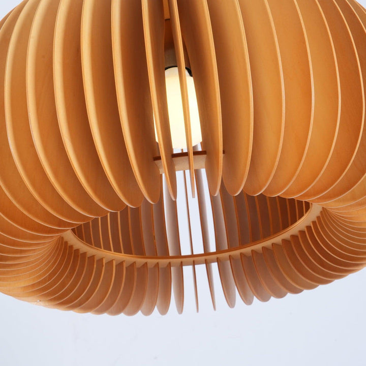 Wooden Pumpkin Swag Lights - Vakkerlight