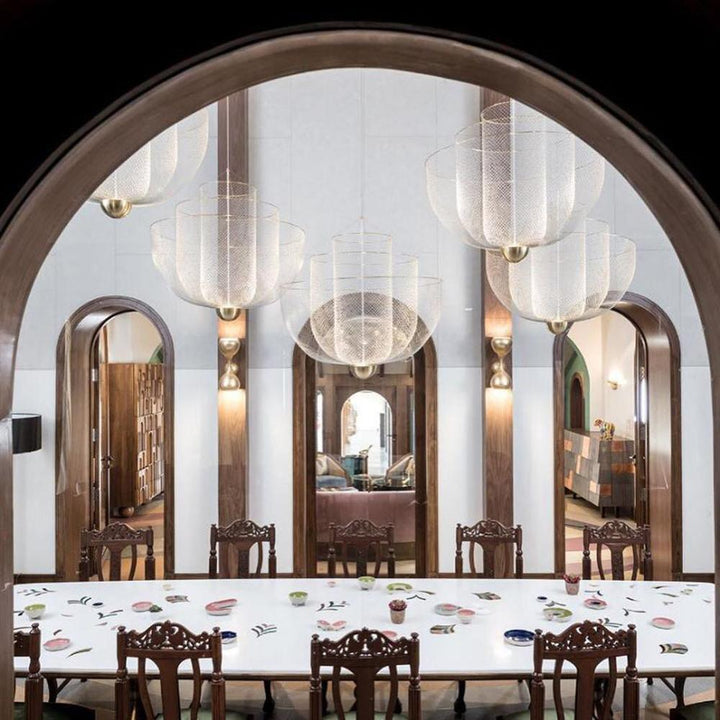 Meshmatics chandelier - Vakkerlighting